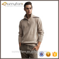 Custom knit pure cashmere mens jumper